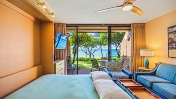 Condo clásico, 1 habitación, lanai, vista al océano | Camas extra