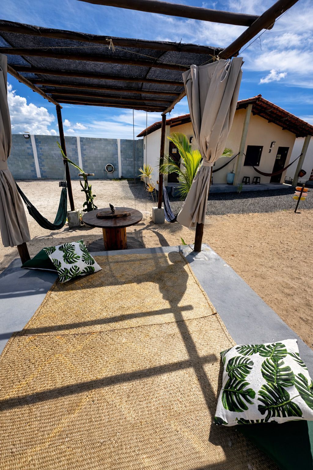 Family Quadruple Room, Garden View | Living area | 32-inch Smart TV with digital channels