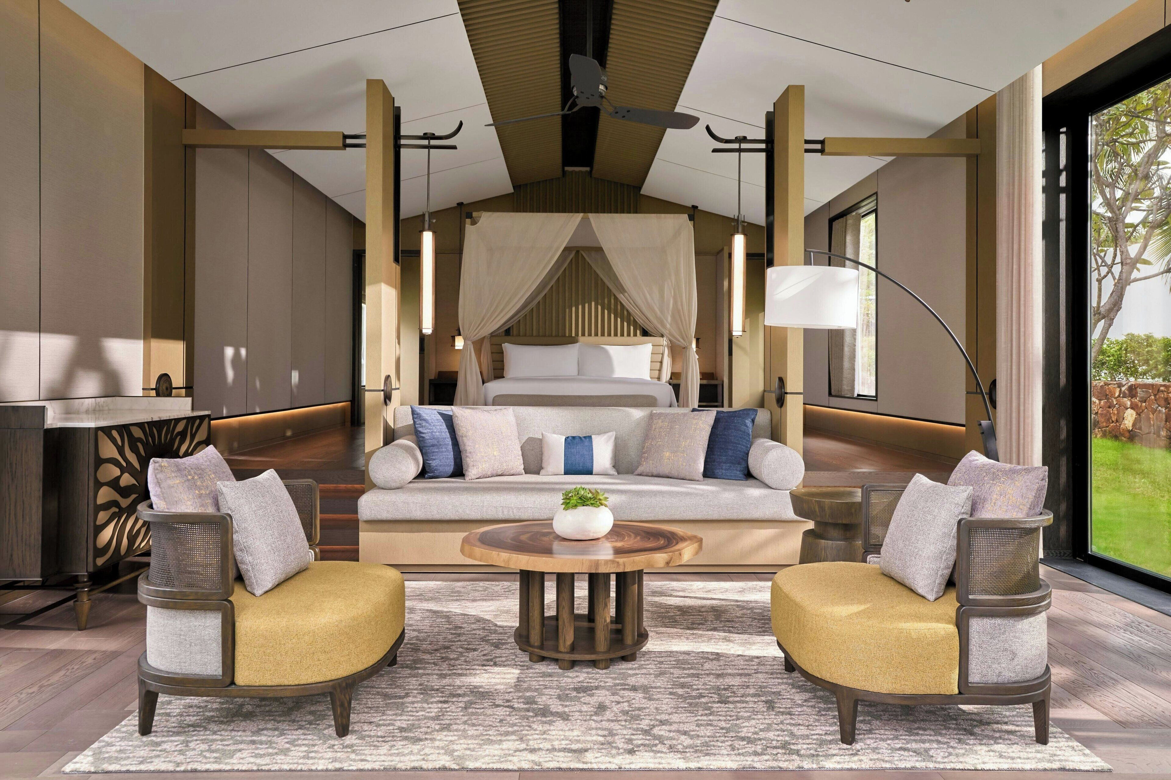 Minibar, coffres-forts dans les chambres, décoration personnalisée