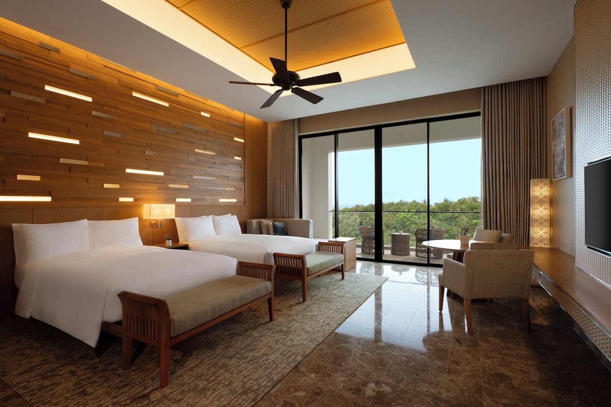 Premier Room, 2 Double Beds, Non Smoking, Balcony