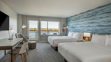 Studio, 2 giường cỡ queen, ban công, quang cảnh sông | Truy cập Internet không dây miễn phí