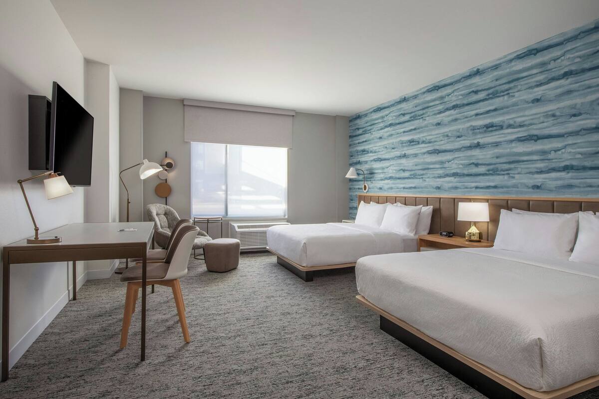 Studio, 2 giường cỡ queen | Truy cập Internet không dây miễn phí