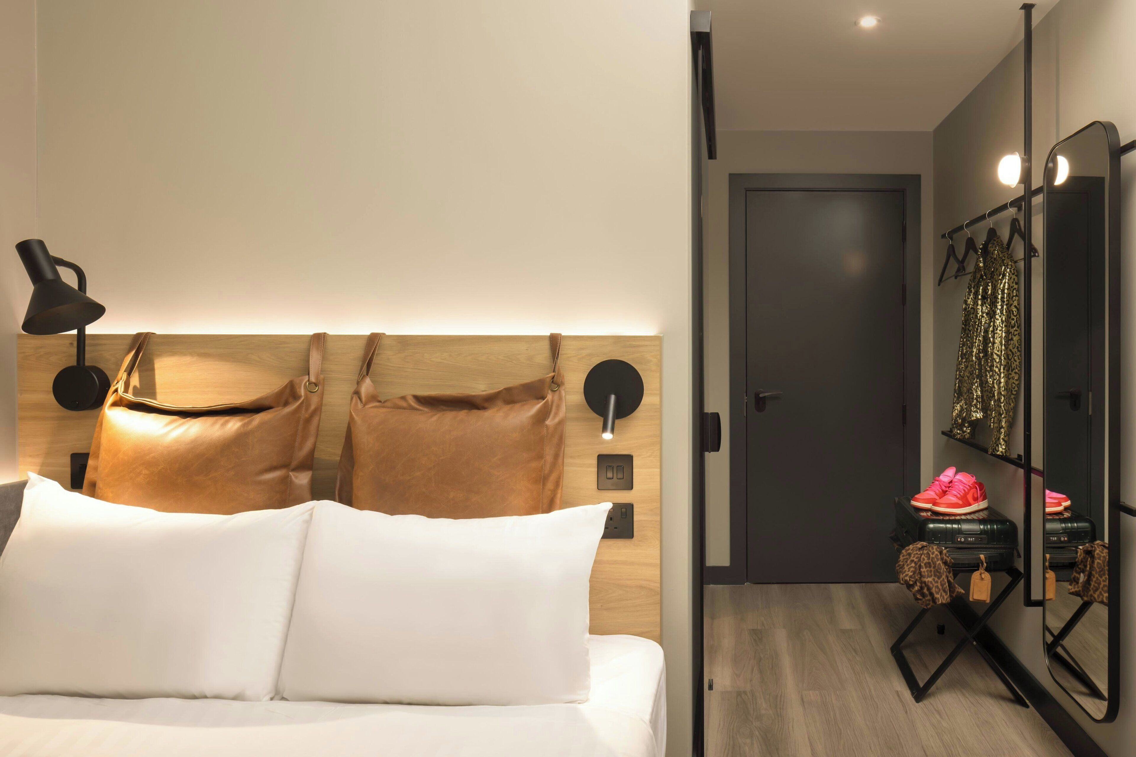 Moxy Hideaway Sleeper | Hypo-allergenic bedding, in-room safe, soundproofing, iron/ironing board