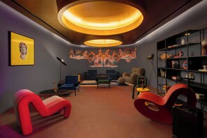 Sitteområde i lobbyen