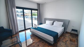 Habitación junior, vista a la alberca | Wifi gratis
