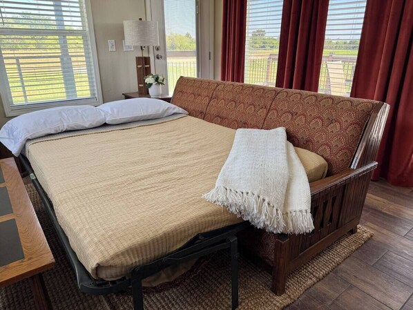 1 soverom, strykejern/-brett, wi-fi og sengetøy