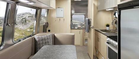 Stovetop, dishwasher, coffee/tea maker