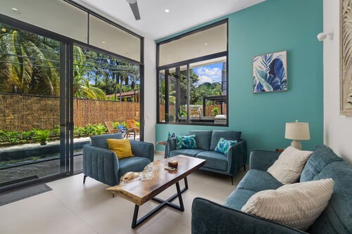 Chic Bohemian Villa with a Private Swimming Pool and Stunning Outdoor Space