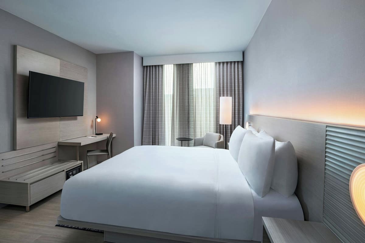 In-room safe, desk, laptop workspace, iron/ironing board