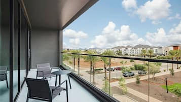 In-room safe, desk, laptop workspace, iron/ironing board