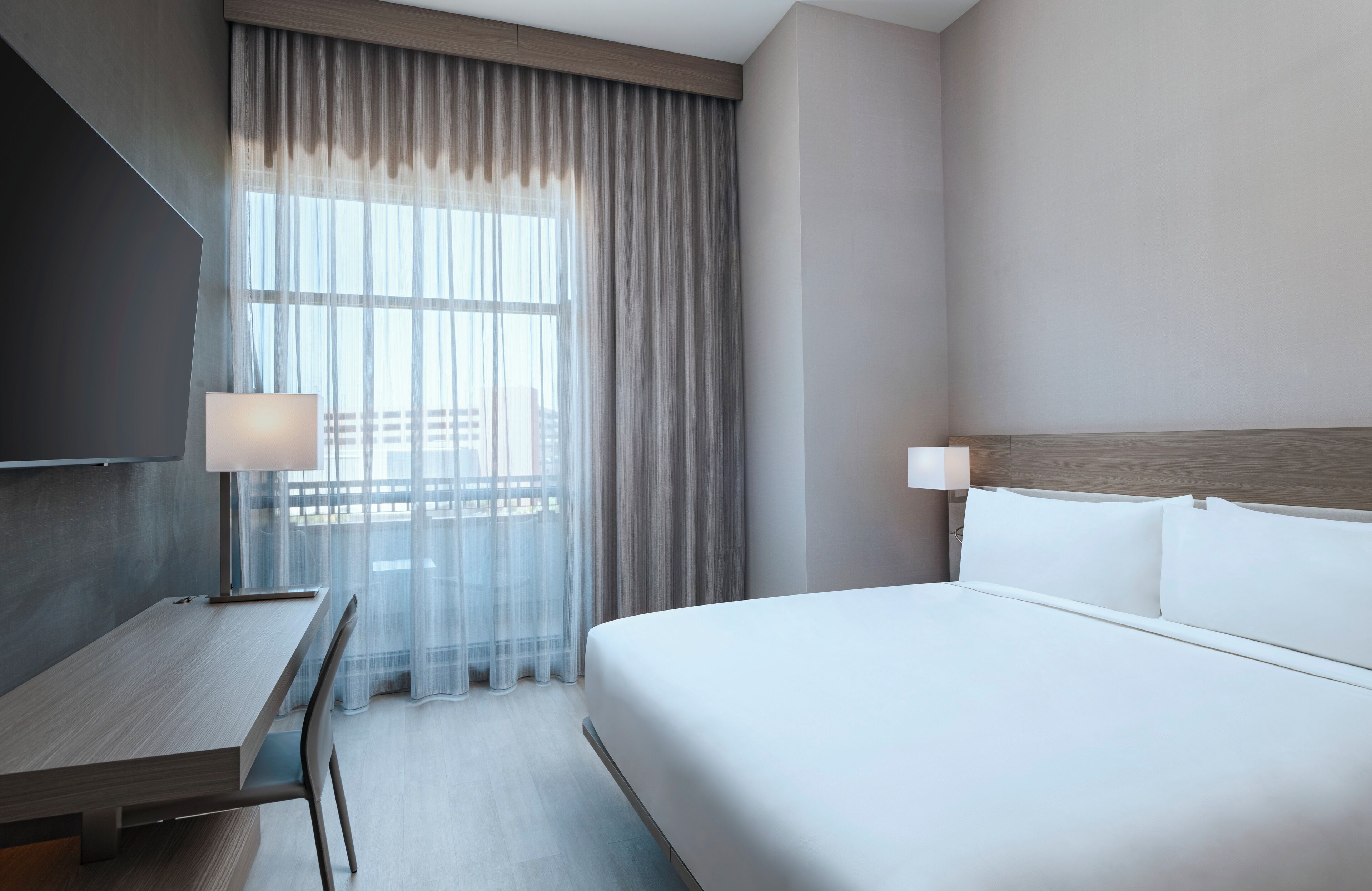 In-room safe, desk, laptop workspace, iron/ironing board