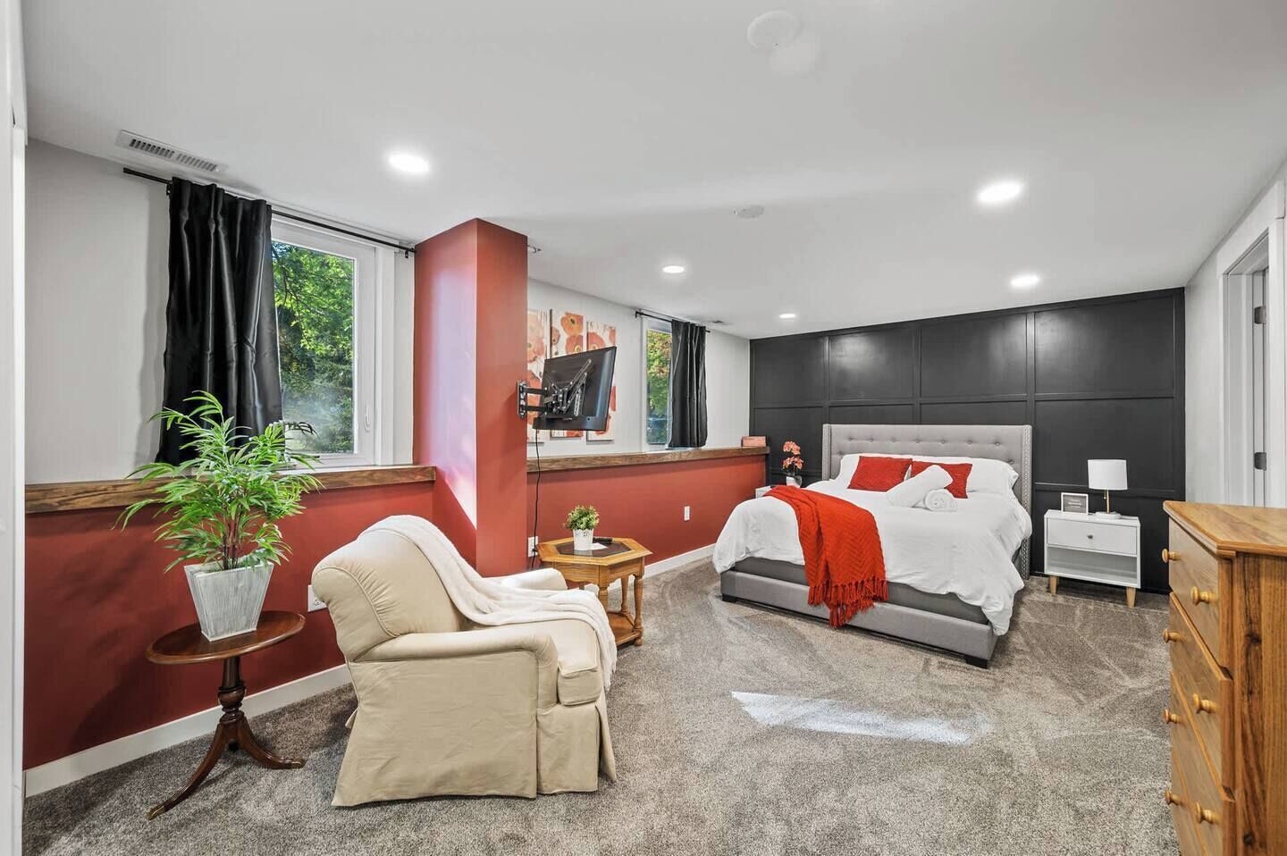 5 chambres, bureau, fer et planche à repasser, Wi-Fi gratuit