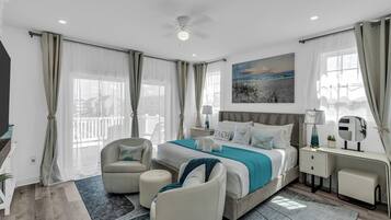 4 bedrooms, iron/ironing board, free WiFi, bed sheets