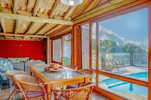 Basic Apartment | Dining - Beautiful Rustic House w/ Pool in Garopaba Egf000 (Garopaba)