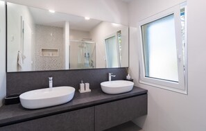 Shower, hair dryer
