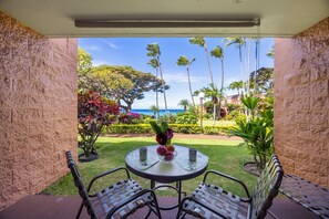 Klassiek appartement, 1 slaapkamer, veranda, uitzicht op zee | Veranda