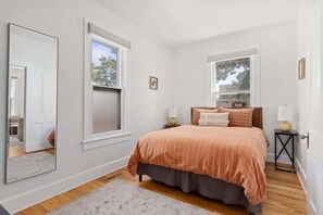 2 bedrooms, iron/ironing board, travel crib, WiFi