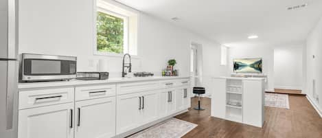 Microwave, oven, stovetop