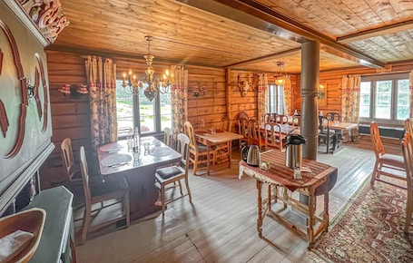 Dining. Beautiful home in Nordberg with sauna