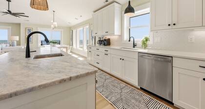 Brand New 8-Bedroom Luxury Retreat | Semi-Oceanfront | Pool • Hot Tub • Tiki Bar • Ocean Views