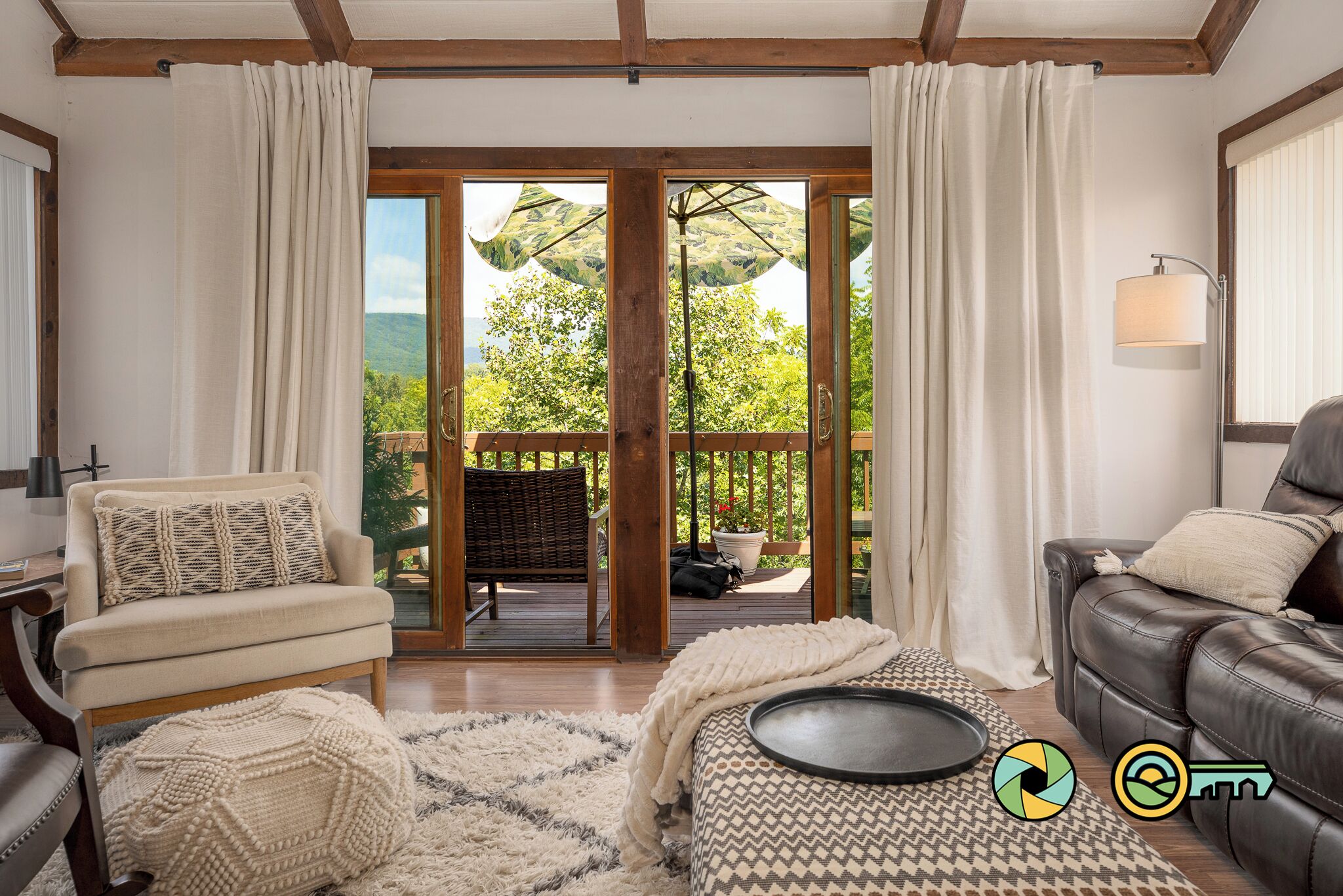 TV connectée, cheminée