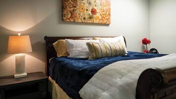 1 habitación, tabla de planchar con plancha, wifi gratis y ropa de cama