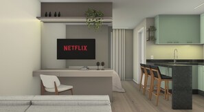 1 室のベッドルーム、WiFi、ベッドシーツ