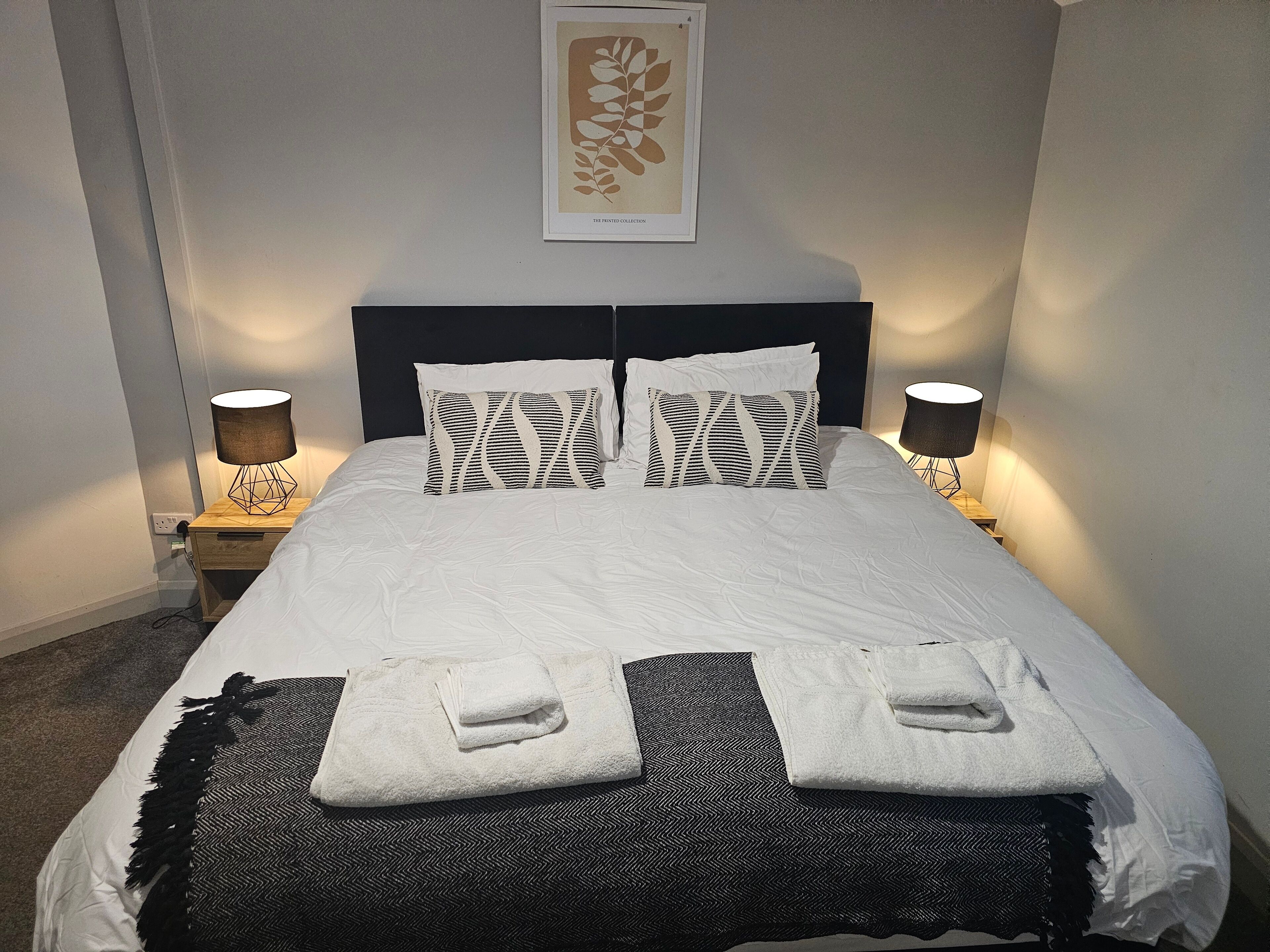 3 bedrooms, iron/ironing board, free WiFi, bed sheets