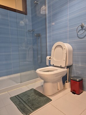 Serviettes fournies, papier toilette
