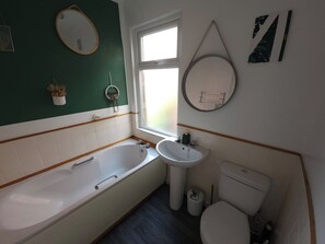 Hair dryer, towels