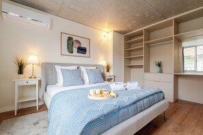 1 bedroom, iron/ironing board, bed sheets