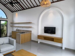 Villa, 2 chambres, piscine privée | Cuisine privée