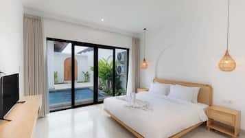 Comfort Villa, 2 Bedrooms, Private Pool | Free WiFi, bed sheets