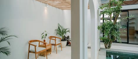 Comfort Villa, 2 Bedrooms, Private Pool | Terrace/patio