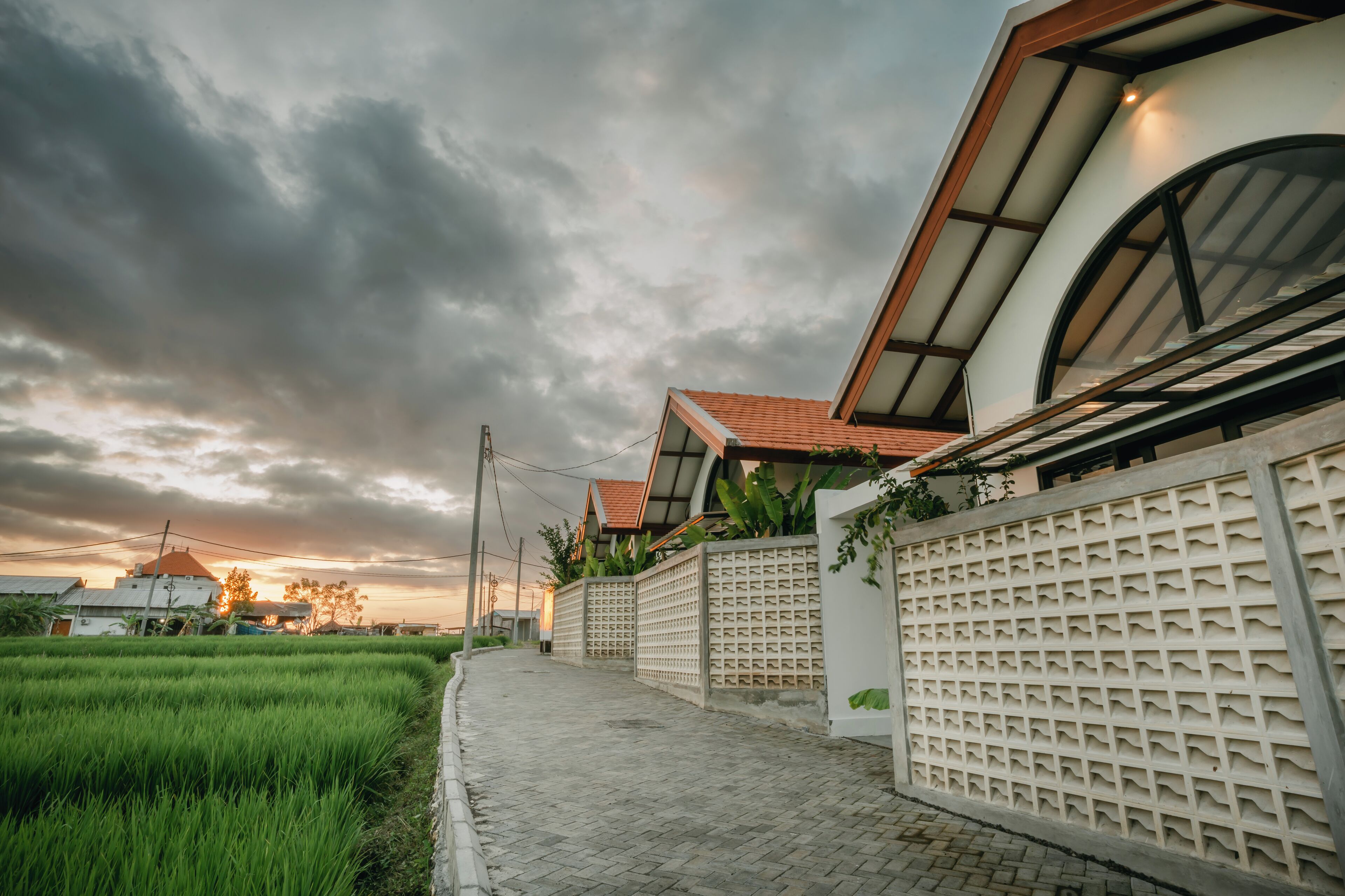 Fachada de la propiedad