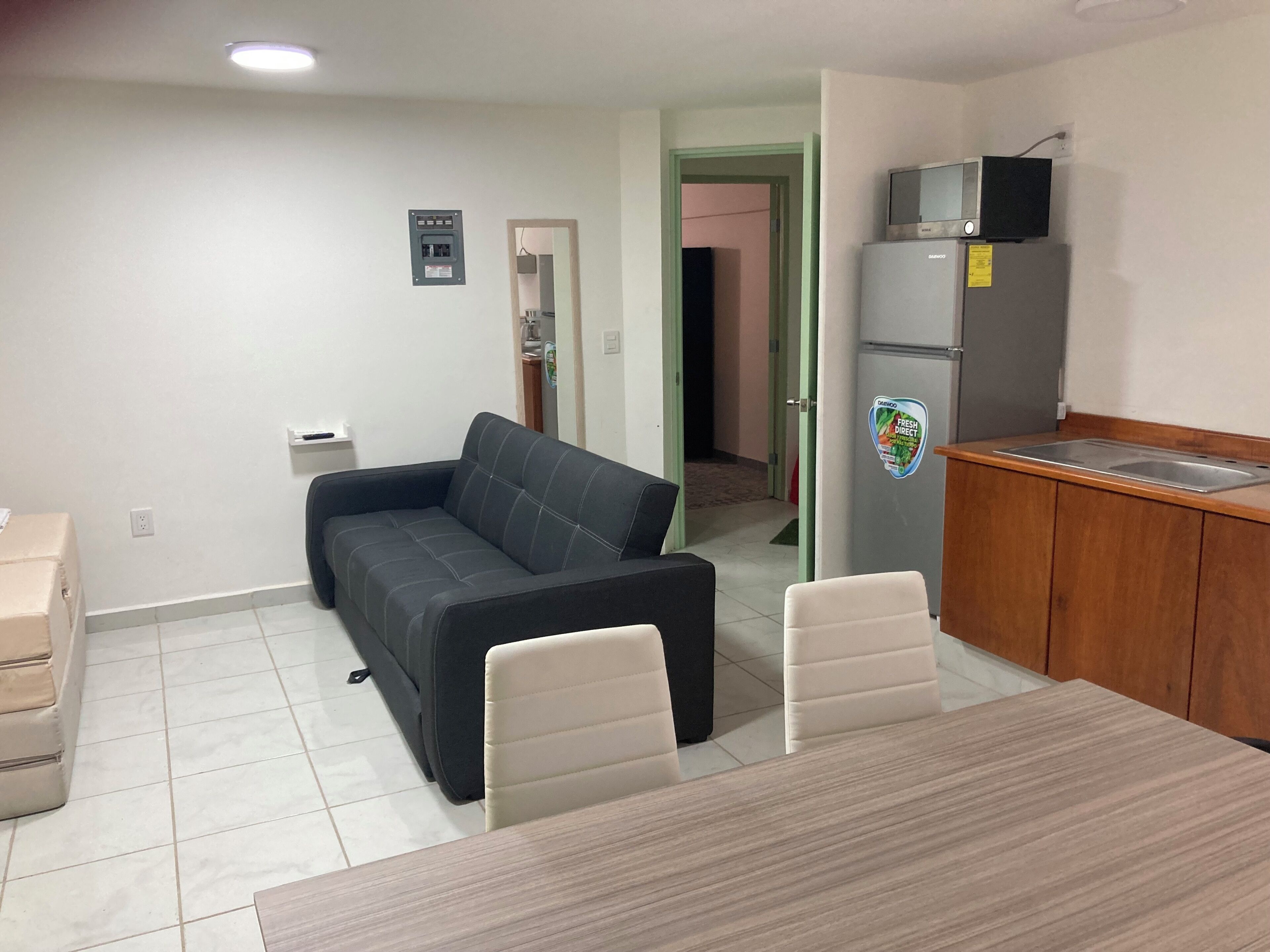 Apartment, 1 Schlafzimmer, barrierefrei, Terrasse | Wohnzimmer
