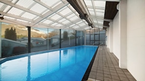 Indoor pool, a heated pool