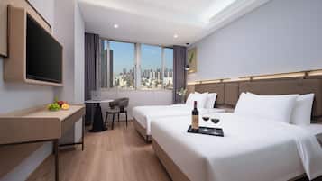 Business-Zweibettzimmer, Stadtblick
