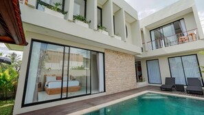 Deluxe Villa, 3 Bedrooms, Pool View | Terrace/patio