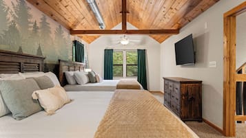 4 habitaciones, cuna de viaje, wifi gratis y ropa de cama