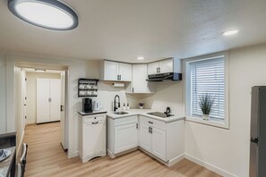 Microwave, stovetop - Cozy, Spacious and Private, The Olivia Suite, in South Denver, Pet Friendly (Denver)