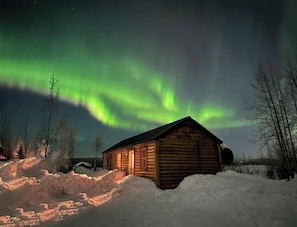 Cabane, vue montagne | Wi-Fi gratuit, draps fournis
