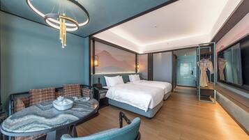 Signature dubbelrum - flera sängar - icke-rökare - utsikt mot staden | Sängtillbehör av högsta kvalitet och duntäcken