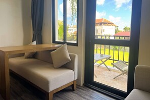 Elite Double Room, 1 Queen Bed, Pool View | Down duvets, in-room safe, desk, blackout curtains - Revery Hotel Siem Reap (Siem Reap)