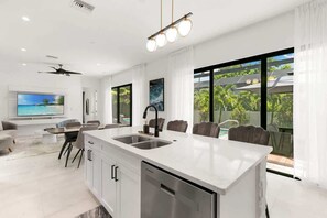 Interior - Tropical Modern Naples Retreat with Heated Pool (Naples)