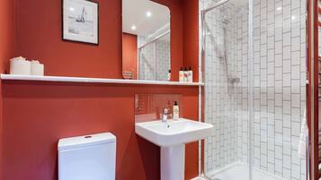 Shower, hair dryer