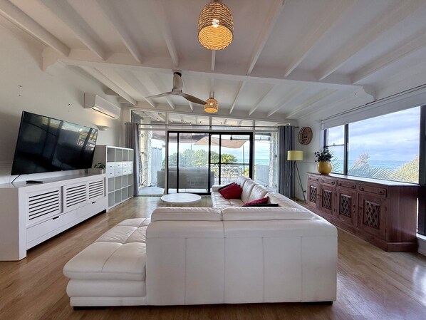 Apartment, Balcony, Beach View | Living area - Korora Court by Charlesworth (Coffs Harbour)