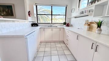Apartment, Balcony, Beach View | Private kitchen | Electric kettle