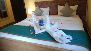 Dobbeltrom – deluxe, terrasse, hageutsikt