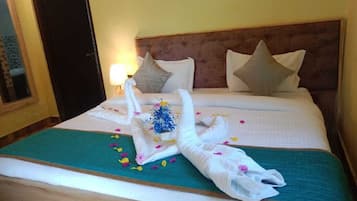 Deluxe Double Room, Patio, Garden View | Desk, laptop workspace, free WiFi